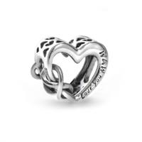 Pandora 798825C00 Bedel zilver Love You Mum Infinity Heart - thumbnail