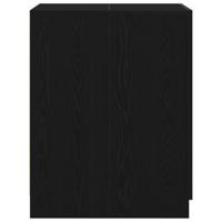 Wasmachinekast met opslag Zwart eiken 70.5 x 71.5 x 91.5 cm - thumbnail