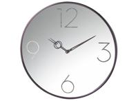 Parlane Mirrored Klok - Zwart - Ø46x4 cm - thumbnail