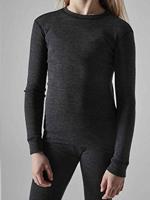 Craft 1909714 Core Wool Merino Set Jr - Black Melange - 146/152 - thumbnail