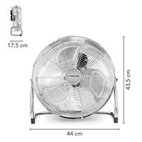 Trotec Vloerventilator TVM 14 chroom | 37 Watt - TRO014318 - thumbnail