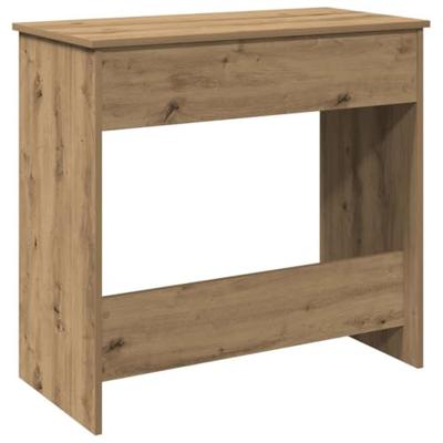 Bureau 80x40x75 cm bewerkt hout artisanaal eikenkleurig