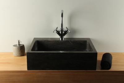 Natuursteen wasbak hardsteen 60 cm BE-008mk Natuursteen wasbak hardsteen 60 cm BE-008mk