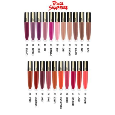 L'Oréal - Rouge Signature Lipstick - 121 I Choose