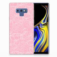 Samsung Galaxy Note 9 | TPU Case | White Flowers - thumbnail