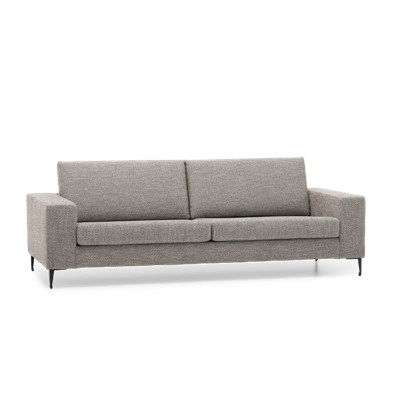 3-Zitsbank Fira Donkergrijs Stof