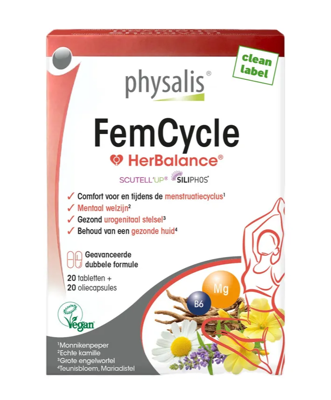 Physalis FemCycle Tabletten + Capsules Physalis FemCycle Tabletten + Capsules