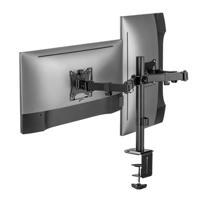 LC-Power LC-EQE-A32B-D flat panel bureau steun 81,3 cm (32 ) Zwart - thumbnail