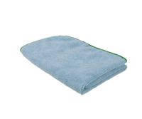 Ściereczki z mikrofibry, niebieskie z zielonym obramowaniem, 40x40cm, Treb Towels - thumbnail