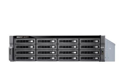 TS-h1683XU-RP - NAS-server - 16 bays - rack-uitvoering - SATA 6Gbs - RAID 0, 1, 5, 6, 10, 50, JBOD, 5 hot spare, 6 hot spare, 60, 10 hot spare, RAID TP - RAM 128 GB TS-h1683XU-RP - NAS-server - 16 bays - rack-uitvoering - SATA 6Gbs - RAID 0, 1, 5, 6, 10, 50, JBOD, 5 hot spare, 6 hot spare, 60, 10 hot spare, RAID TP - RAM 128 GB