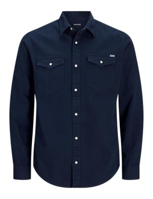 Jack & Jones Jjesheridan Shirt L/s Noos Overhemd Dark Navy Slim