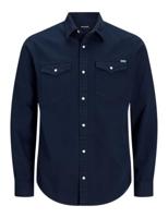 Jack & Jones Jjesheridan Shirt L/s Noos Overhemd Dark Navy Slim - thumbnail
