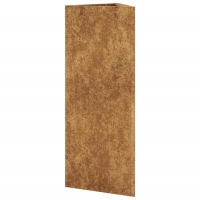 Plantenbak driehoekig 30x26x75 cm weervast staal Plantenbak driehoekig 30x26x75 cm weervast staal