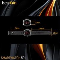 Smartwatch beafon WATCH 501 1,43" Staal Mat zwart - thumbnail