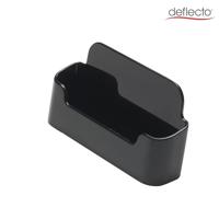 Deflecto Visitekaarthouder 1 opbergvak, zwart - thumbnail