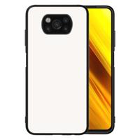 Back Cover Xiaomi Poco X3 | X3 Pro Telefoon Hoesje Zwart/wit - thumbnail