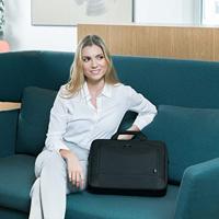 Dicota laptoptas Eco Top Traveller, voor laptops tot 14,1 inch, zwart - thumbnail