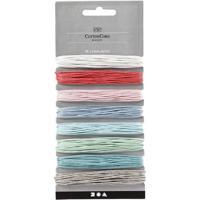Creativ Company Katoenkoord, dikte 1 mm, pastelkleuren, 8x5 m/ 1 doos - thumbnail