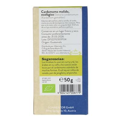 Sonnentor Kardamom gemalen bio 50 Gram