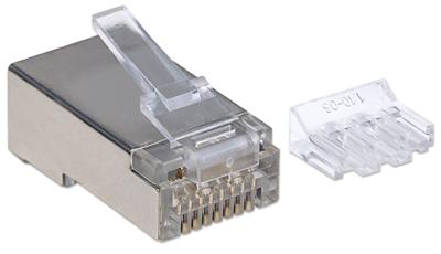 Intellinet Intellinet verpakking van 90 stuks Cat6A modulaire RJ45-stekkers STP 3-voudige klem voor massieve draad 90 stekkers in pot 790680 Krimpcontact Intellinet Intellinet verpakking van 90 stuks Cat6A modulaire RJ45-stekkers STP 3-voudige klem voor massieve draad 90 stekkers in pot 790680 Krimpcontact
