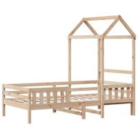 Bedframe met huisje massief grenenhout 100x200 cm - thumbnail