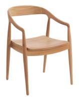 Light & Living Eetkamerstoel 'Palos' Teakhout, kleur Naturel - thumbnail