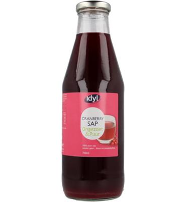Idyl Cranberrysap ongezoet (750 ml)