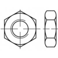 TOOLCRAFT TO-9981333 Zeskantmoeren M36 RVS A2 10 stuk(s) - thumbnail