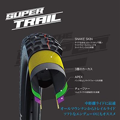 SCHWALBE Vouwband hans dampf super trail 29 x 2.35" / 60-622 mm - zwart
