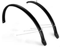 Eurofender Spatbordset 28" lampo 58 mm breed - zwart - thumbnail