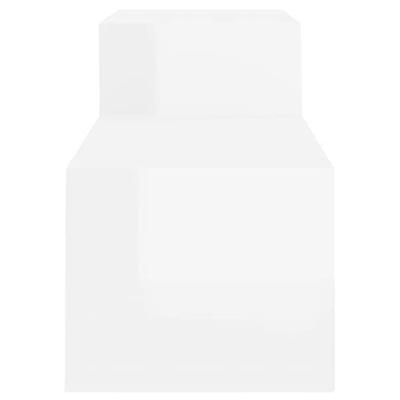 Schoenenkast 150x35x45 cm bewerkt hout hoogglans wit Schoenenkast 150x35x45 cm bewerkt hout hoogglans wit