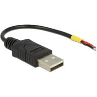 Delock 85250 Kabel USB 2.0 Type-A male > 2 x open draden voeding 10cm Raspberry Pi - thumbnail