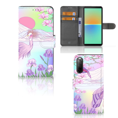 Sony Xperia 10 IV | Telefoonhoesje | Met pasjeshouder | Bird Sony Xperia 10 IV | Telefoonhoesje | Met pasjeshouder | Bird