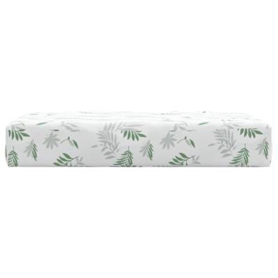 VidaXL Palletkussen bladpatroon 60x60x8 cm oxford stof - thumbnail