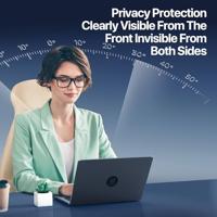 Dux Ducis MacBook Air/Pro 13 inch (2016-2021) Glazen Screenprotector Privacy - Zwart - thumbnail