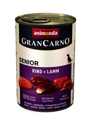 ANIMONDA GranCarno Senior Beef with lamb - nat hondenvoer - 400g