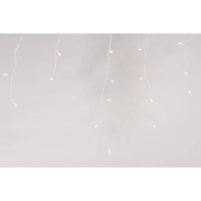 Lumineo icicle twinkle 490 led 20m warm wit wit kabel Lumineo icicle twinkle 490 led 20m warm wit wit kabel