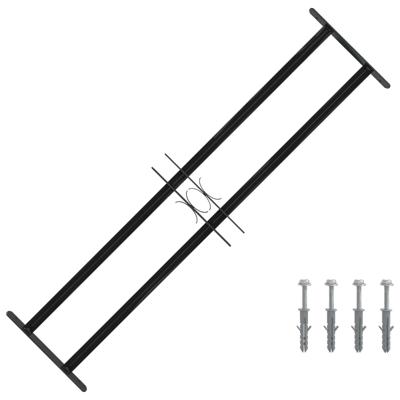 Raam Rooster Zwart 115 x 30 cm Gepoedercoat staal