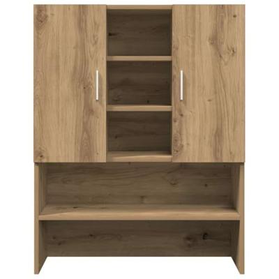 Wasmachinekast 70,5x25,5x90 cm artisanaal eikenkleur Wasmachinekast 70,5x25,5x90 cm artisanaal eikenkleur