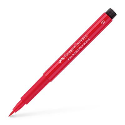 Faber Castell Tekenstift Pitt Artist Pen Brush - 121 geraniumrood fel