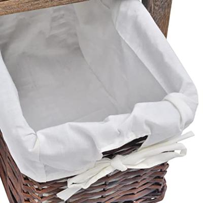 vidaXL Nachtkastjes 2 st hout bruin vidaXL Nachtkastjes 2 st hout bruin