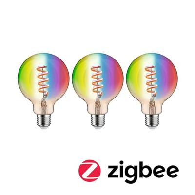 29165 Paulmann Home LED-lamp E27 Energielabel: G (A - G) 6.3 W RGBW Goud 29165 Paulmann Home LED-lamp E27 Energielabel: G (A - G) 6.3 W RGBW Goud