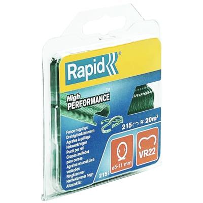 Hekwerkringen Groen Gecoat VR22 in Blister 215st, 5-11mm Hekwerkringen Groen Gecoat VR22 in Blister 215st, 5-11mm