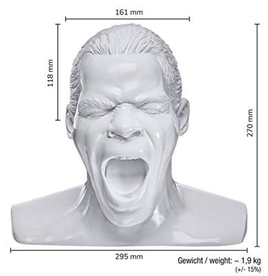 Oehlbach Scream Unlimited Koptelefoonstandaard Geschikt voor (koptelefoon): On Ear koptelefoon, Over Ear koptelefoon Wit