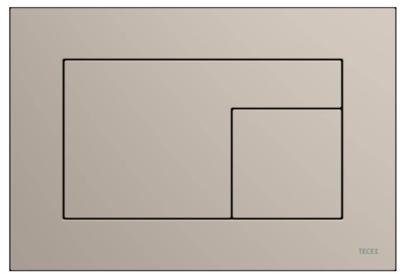 TECE Velvet bedieningspaneel greige voor TECE Profil