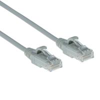 ACT DC9030 LSZH U/UTP CAT6 Datacenter Slimline Patchkabel Snagless | RJ45 connectoren | Grijs | 15 cm - thumbnail