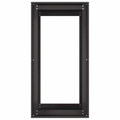 VidaXL Plantenbak 40x80x80 cm staal zwart