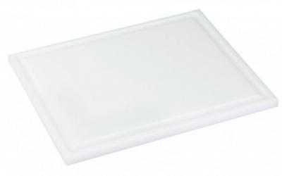Interlux Snijplaat met sapgoot - 530x325x15mm - Wit
Interlux Cutting Board with juice groove - 530x325x15mm - White