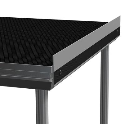 Power Dynamics Kickboard100 podiumrokprofiel met opstaande rand 97cm Power Dynamics Kickboard100 podiumrokprofiel met opstaande rand 97cm