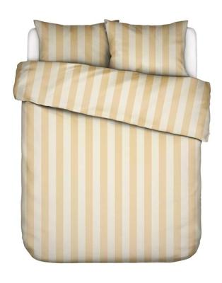 Essenza Minte Stripe Yellow straw - Vanilla dekbedovertrek
